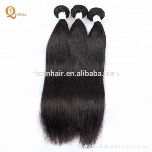 Hair Extensions Bundle Wholesale in India Single Donor Raw Human with Closure Double Drawn Indian with 13*4 Frontal Remy Hair